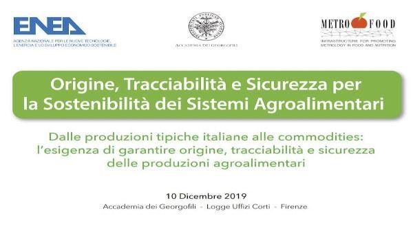 Origin, Traceability and Safety for Sustainability of the Agrifood Systems 